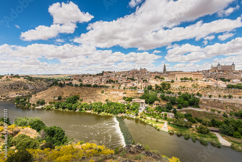 Toledo, beside the Tagus Rive, Spain © Val Traveller