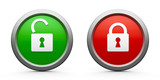Icons lock open & closed