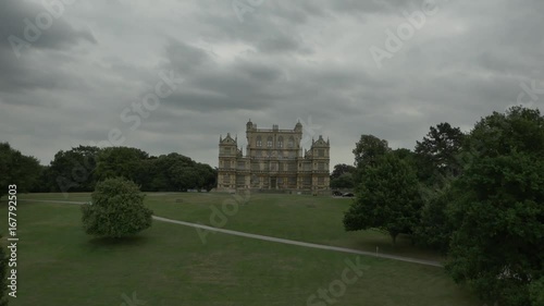 Aerial 1 of Wollaton Hall, Nottingham, UK