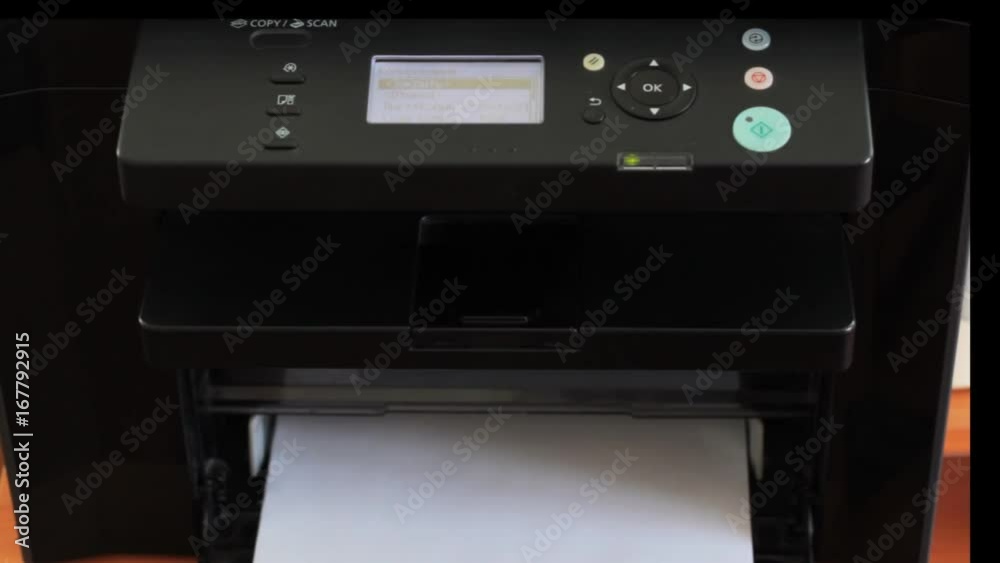 The Printer In Action The Printer In Action