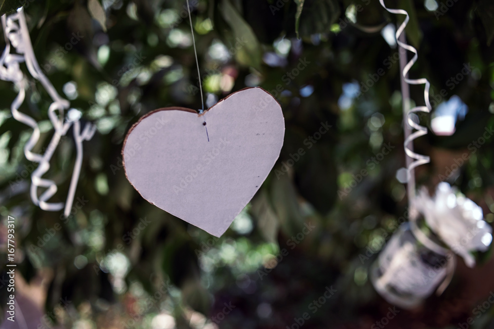 Wedding detail heart shape Wedding detail heart shape
