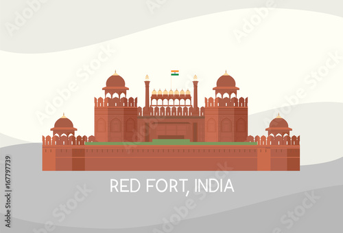 Tablou canvas Red fort, India