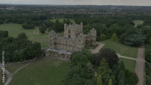 Aerial 13 of Wollaton Hall, Nottingham, UK