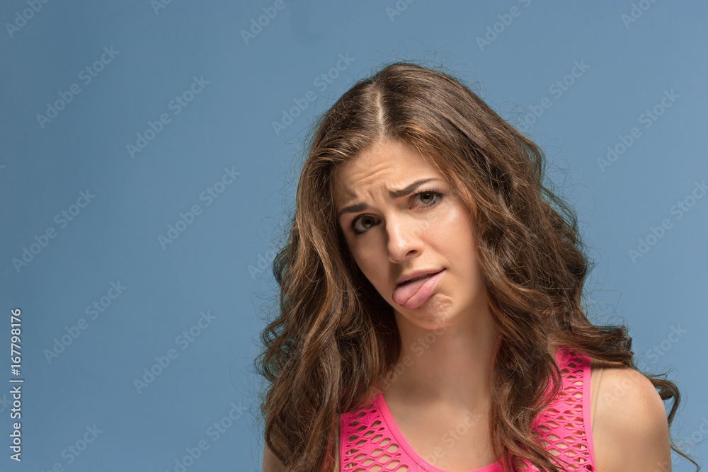The portrait of disaffected woman The portrait of disaffected woman