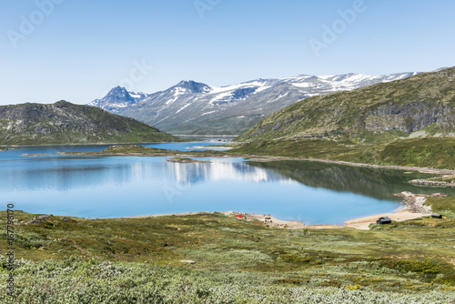 lake in national park in norway