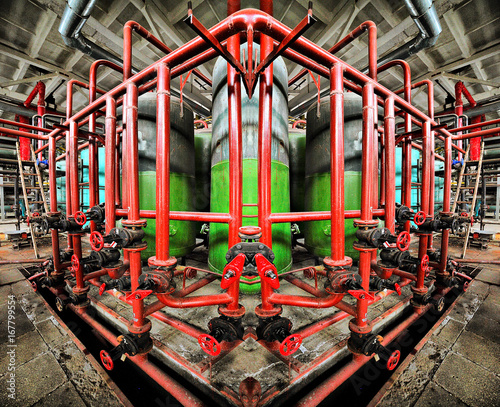 Industrial symmetry. photo