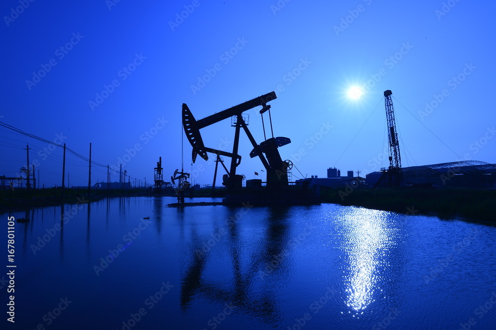 Fototapeta premium The oil pump