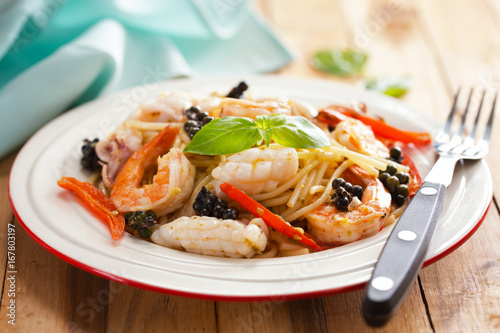 be palatable spicy seafood spaghetti
