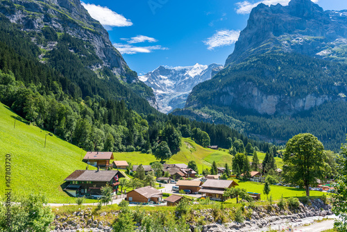 Blick auf den Unterer Grindelwaldgletscher, Grindelwald, Berner Oberland photo