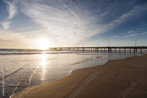 Fototapeta Naklejka Na Ścianę i Meble -  venice beach pier, southern california