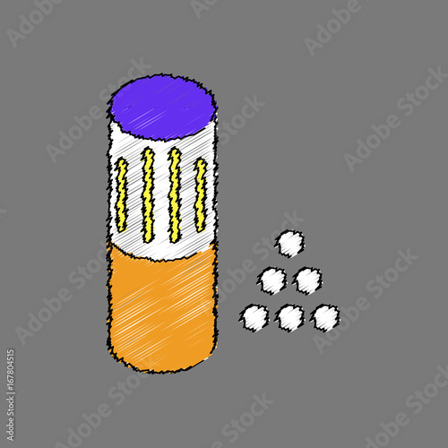 flat shading style icon shotgun bullet