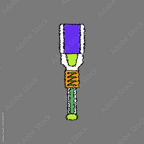 flat shading style icon military tool