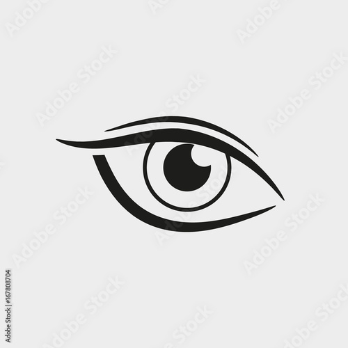 Eye sign. Vector.