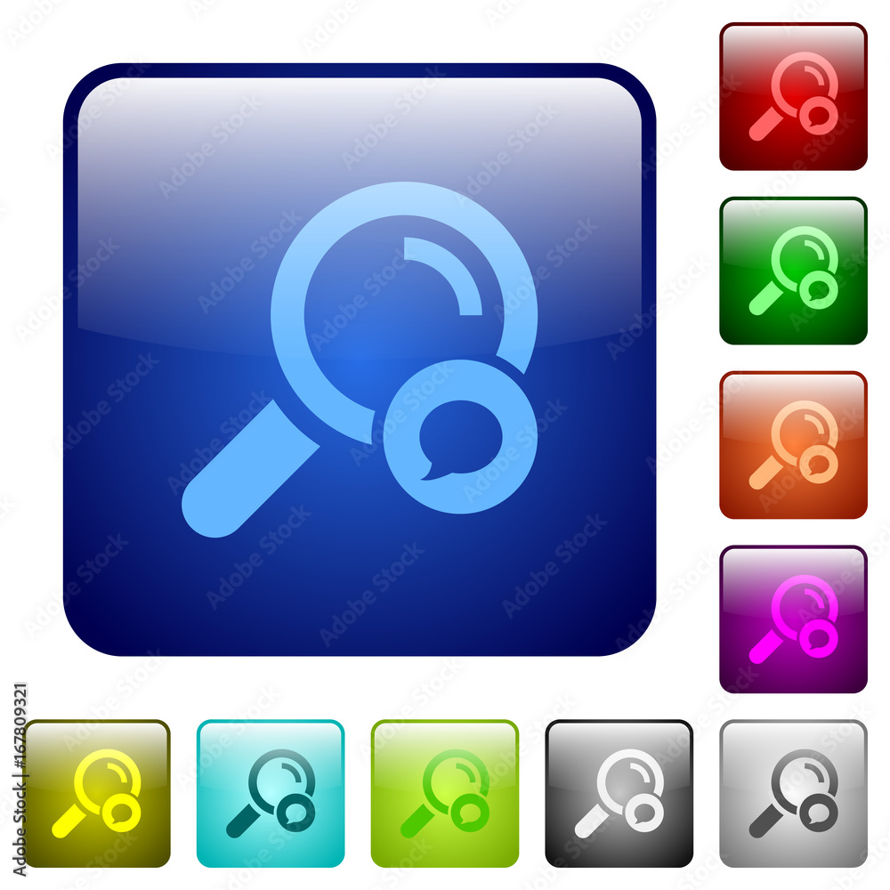 Search comment color square buttons Search comment color square buttons