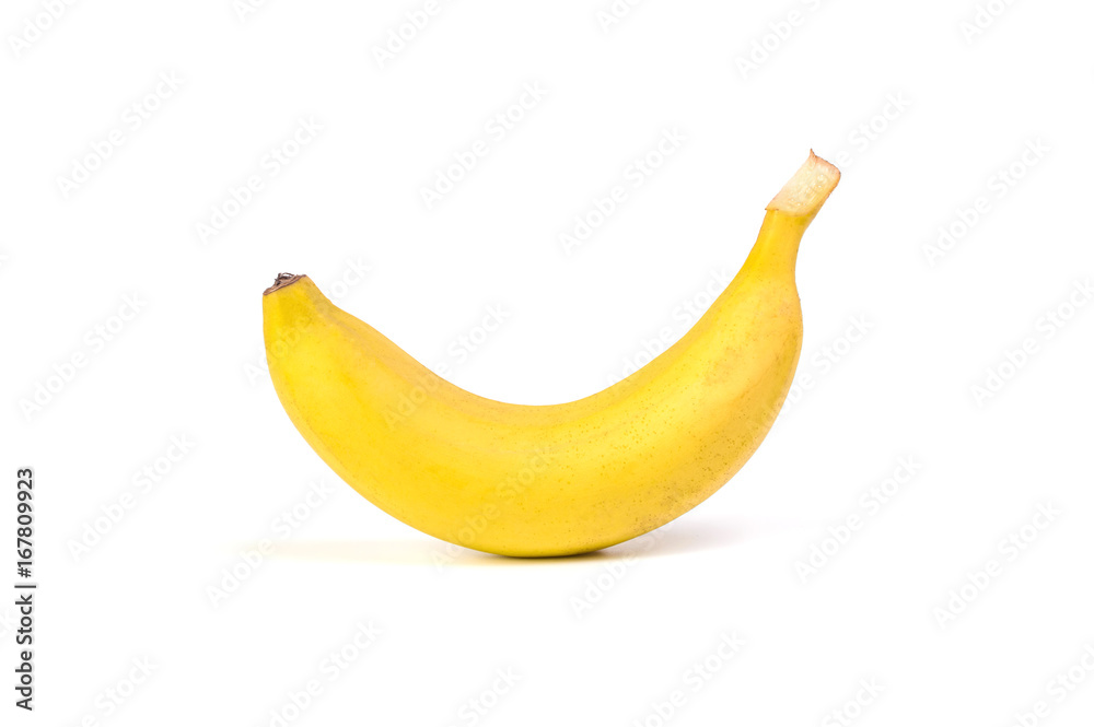 Ripe banana isolate on white background. Ripe banana isolate on white background.