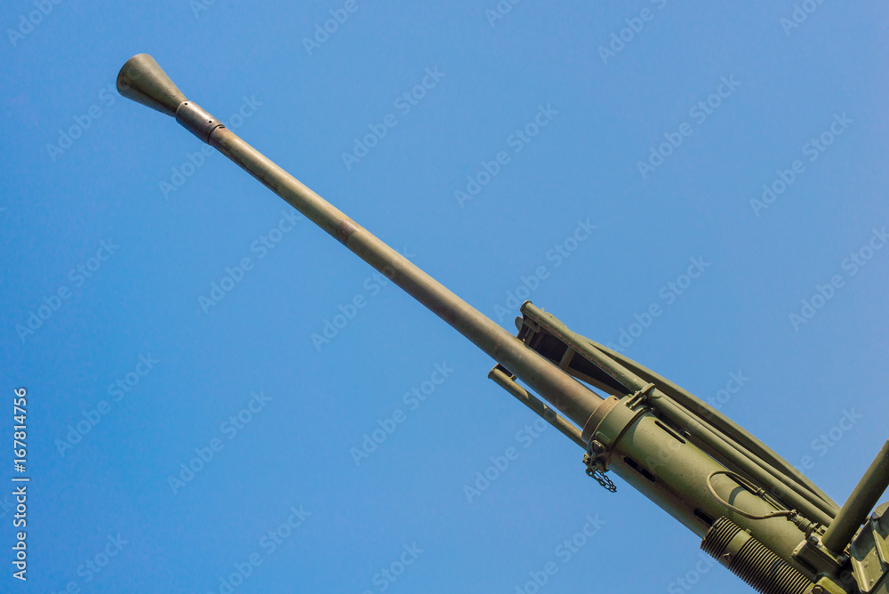 Naklejka premium anti-aircraft gun