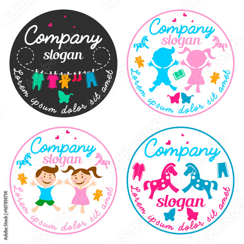 Badge of children's clothes