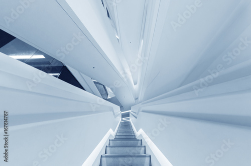 futuristic stairway