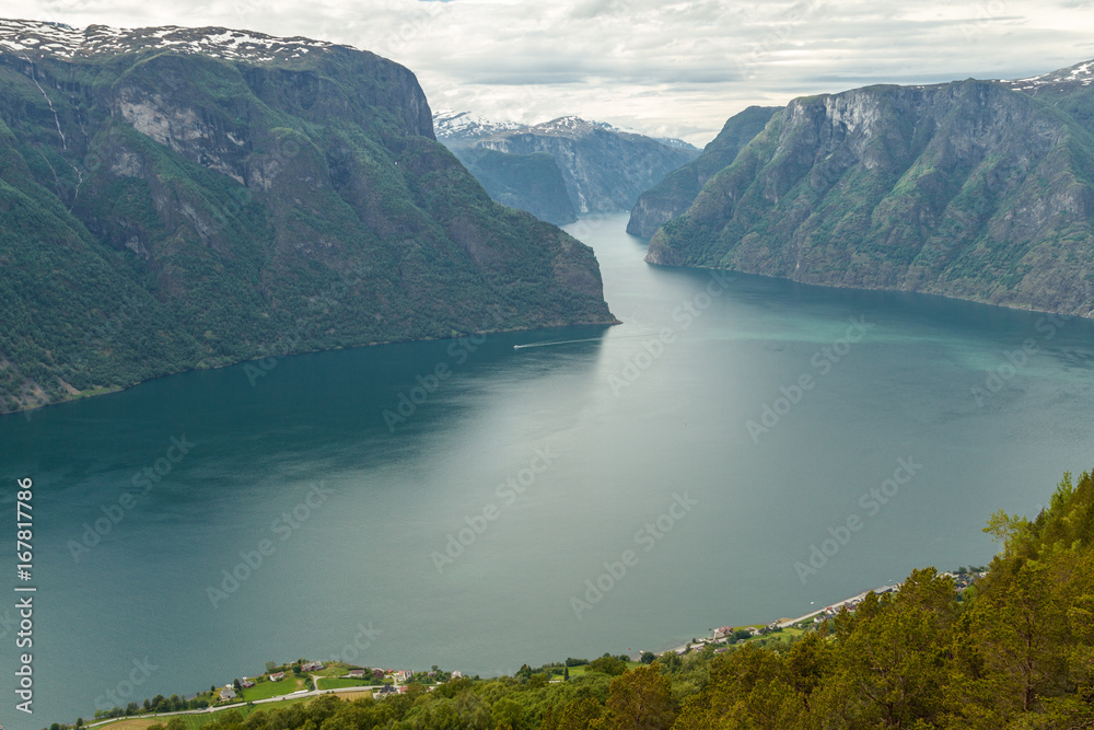 Norwegian nature with a fjord