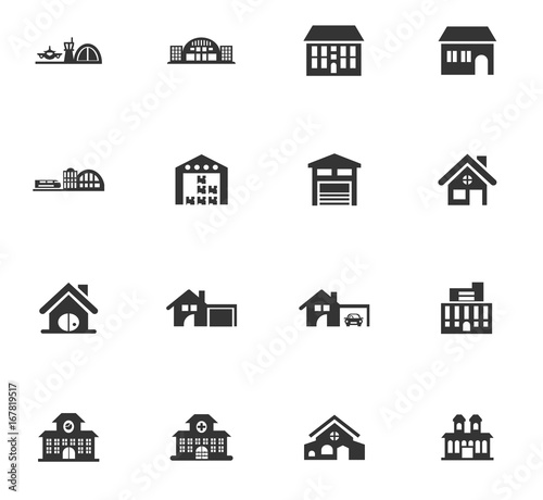 Building icons set