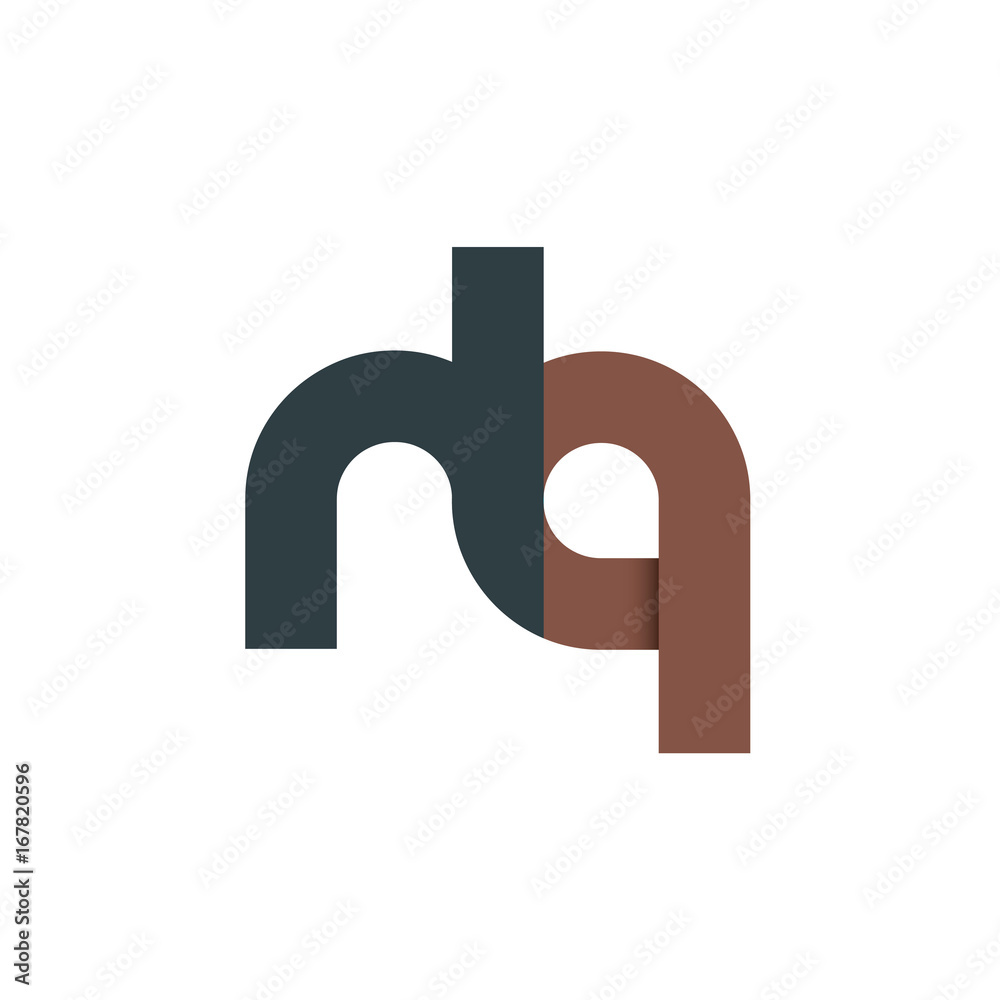 Initial Letter HQ Rounded Lowercase Logo Initial Letter HQ Rounded Lowercase Logo