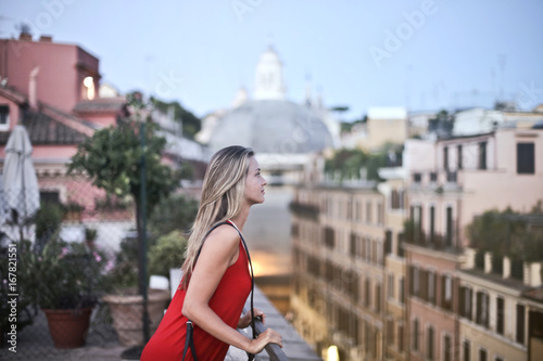 Photography Tourist on the terrace