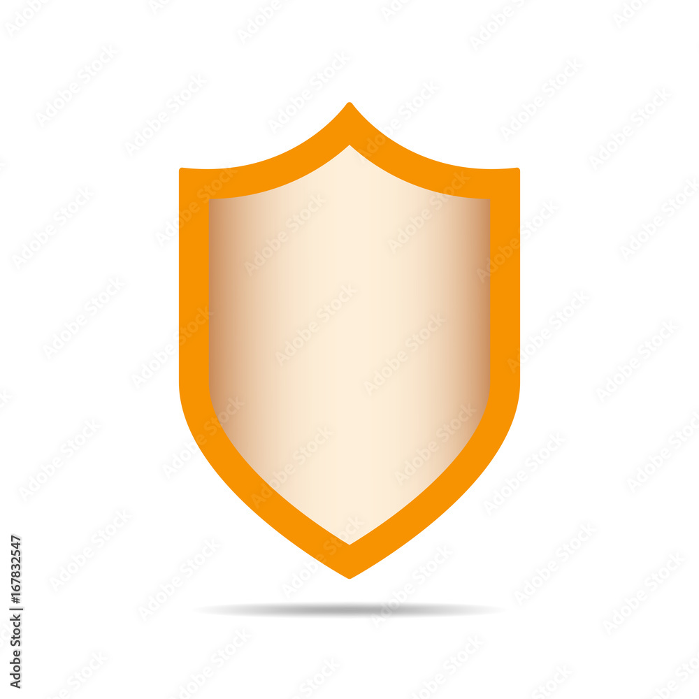 Shield icon. Vector illustration. Shield icon. Vector illustration.