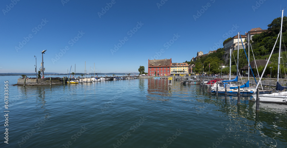 The port of Meersburg - Meersburg, Lake Constance, Baden-Wuerttemberg, Germany, Europe