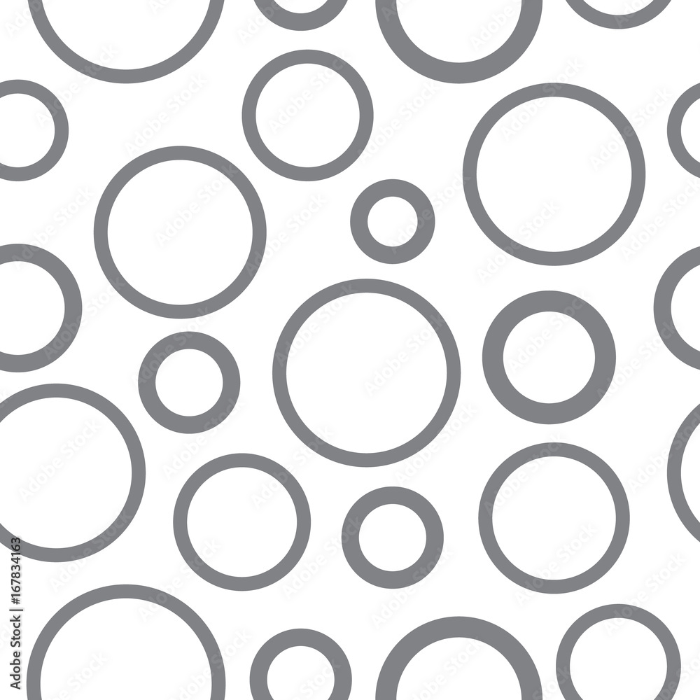Grey seamless monochrome circles Grey seamless monochrome circles