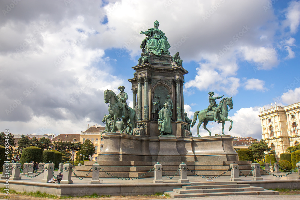 Maria Theresa statue in Vienna, Austria