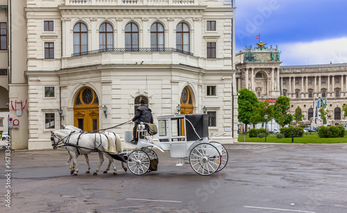 Fotografía Old carriage touristic attraction in Vienna, Austria