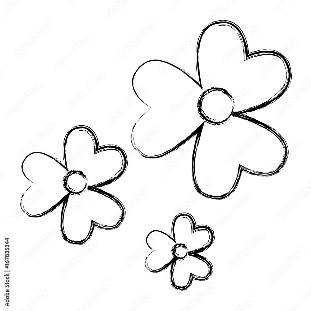 cute flowers pattern icon vector illustration design cute flowers pattern icon vector illustration design