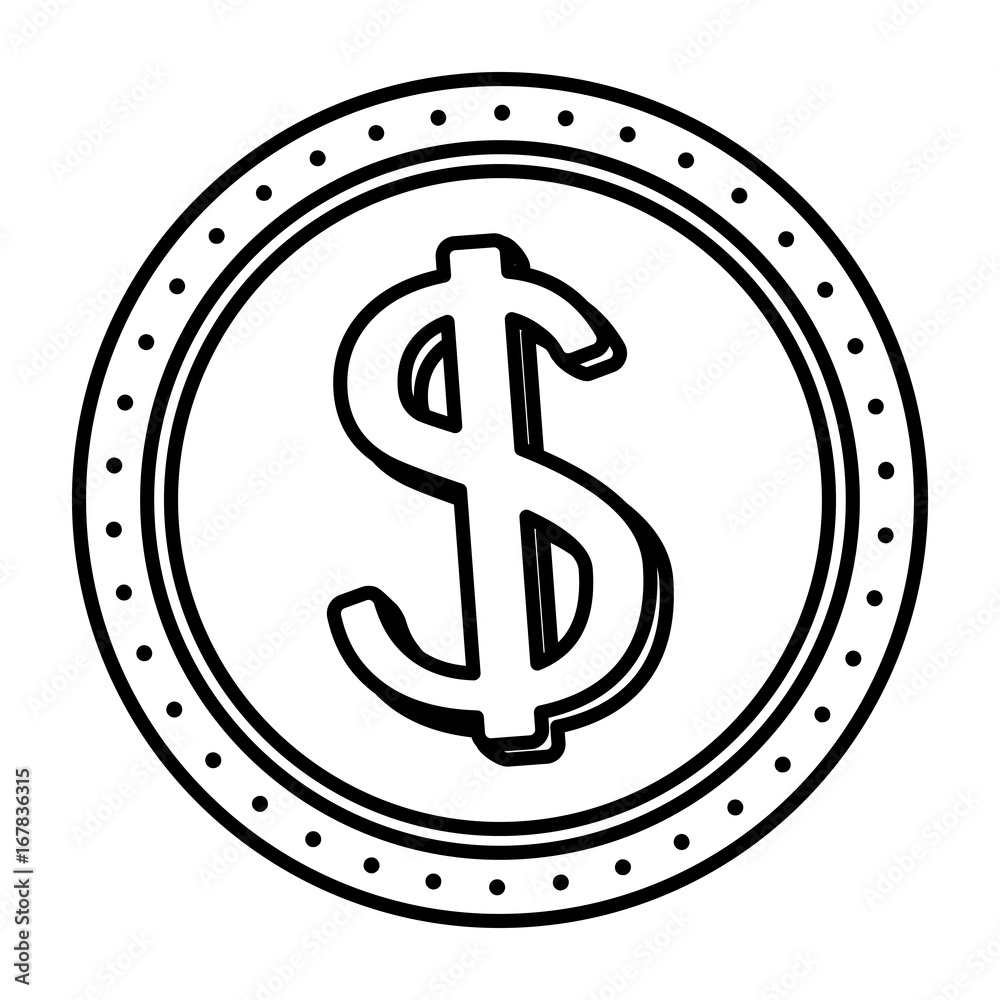 coin money isolated icon vector illustration design coin money isolated icon vector illustration design