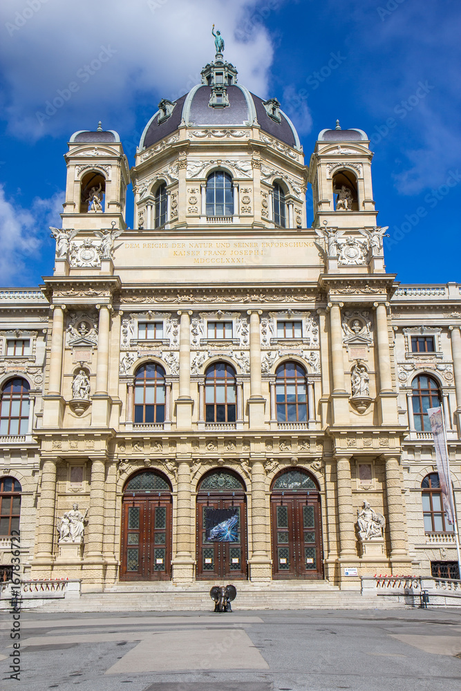 Vienna natural history museum building