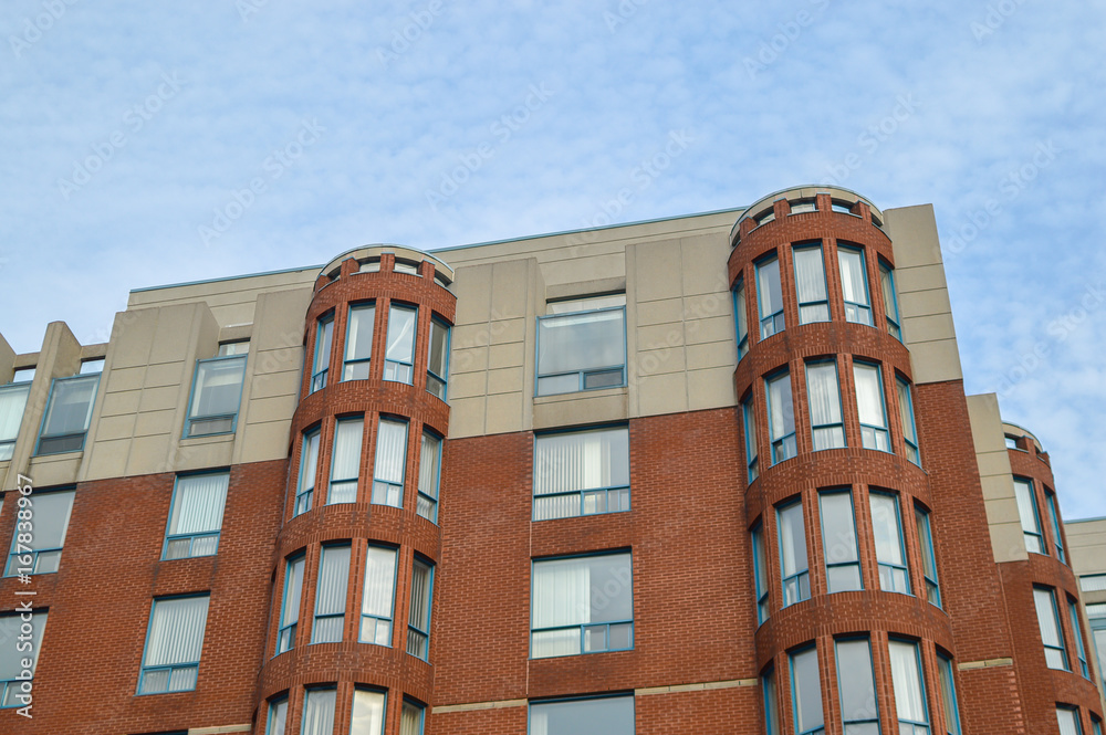 Modern condo buildings in Cote Saint-Luc, Canada Modern condo buildings in Cote Saint-Luc, Canada