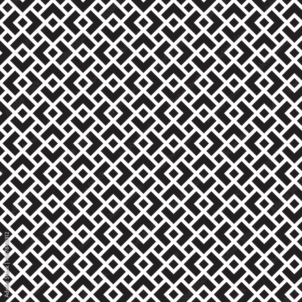 Seamless geometric art deco overlap pattern background Seamless geometric art deco overlap pattern background