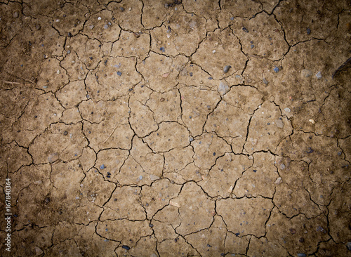 Dry land texture background pattern