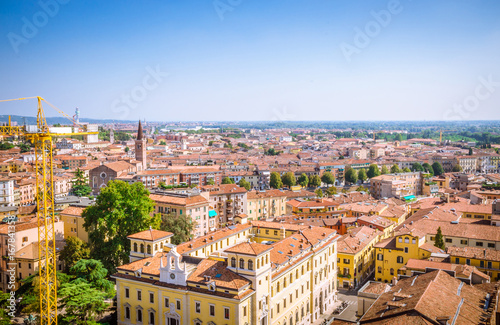 Beautiful aerial view of Verona, Veneto region, Italy.