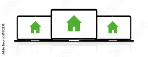 Laptop Banner - Haus Unterkunft