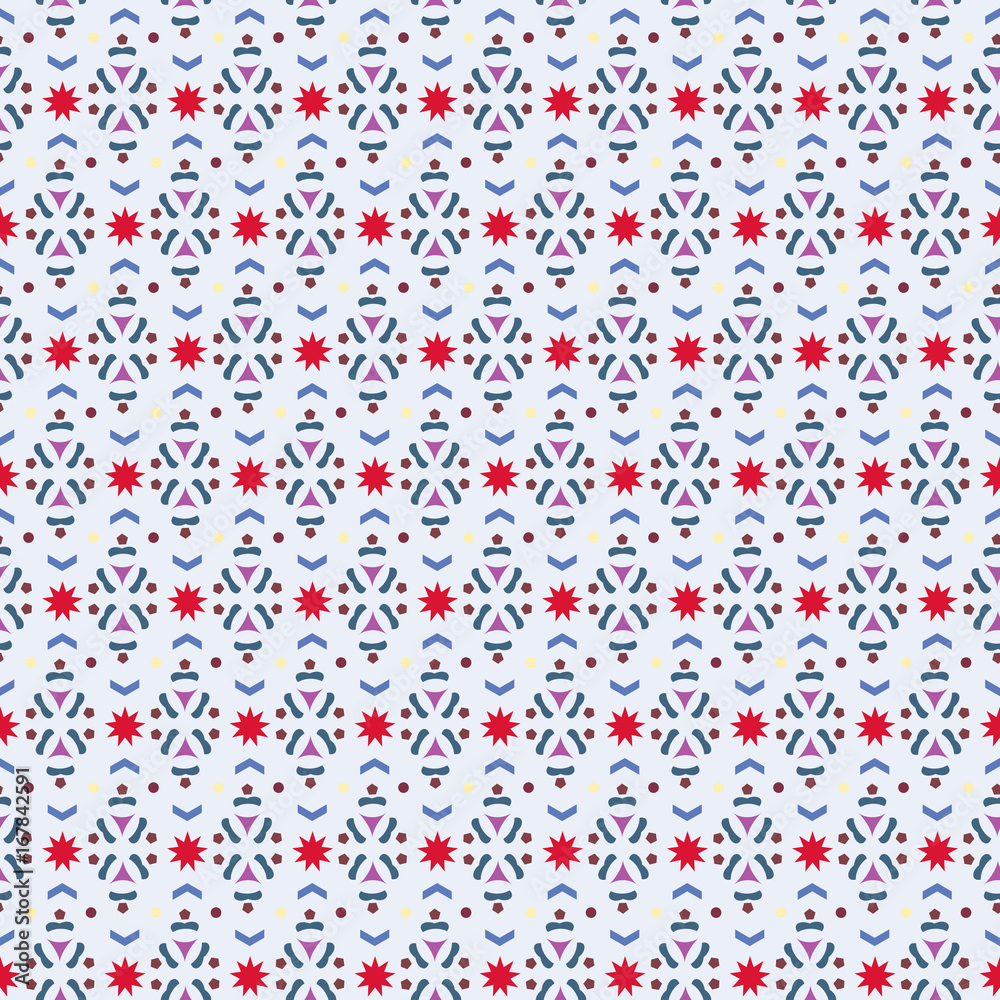 Seamless pattern of kaleidoscope Seamless pattern of kaleidoscope