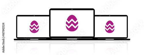 Laptop Banner - Osterei