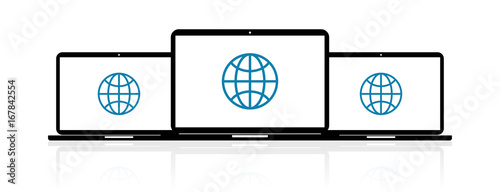 Laptop Banner - Browser Globus