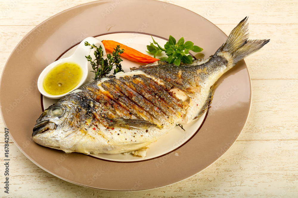 Grilled dorado fish Grilled dorado fish