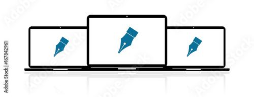 Laptop Banner - Illustrator