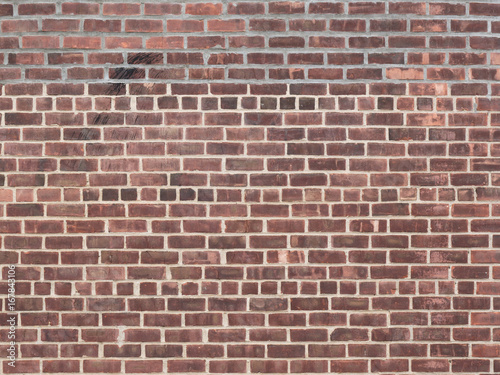 Brick Wall texture; Various brick sizes and shades of red