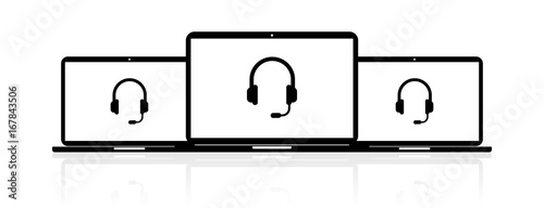 Laptop Banner - Headset Support