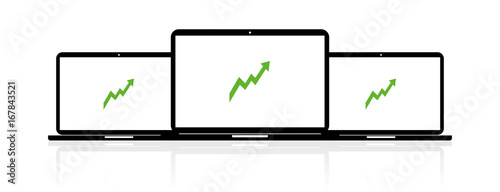 Laptop Banner - Kurs Aufstieg