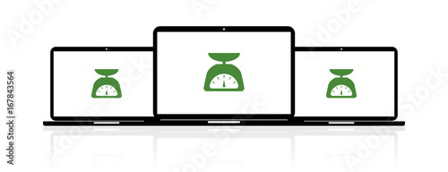 Laptop Banner - Küchenwaage