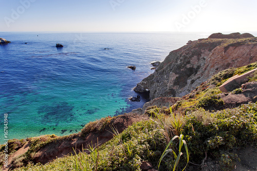 Pacific Ocean - California State Route 1 (Pacific Coast Highway) - nearby Bixby Creek Bridge, Big Sur Area, California, United States