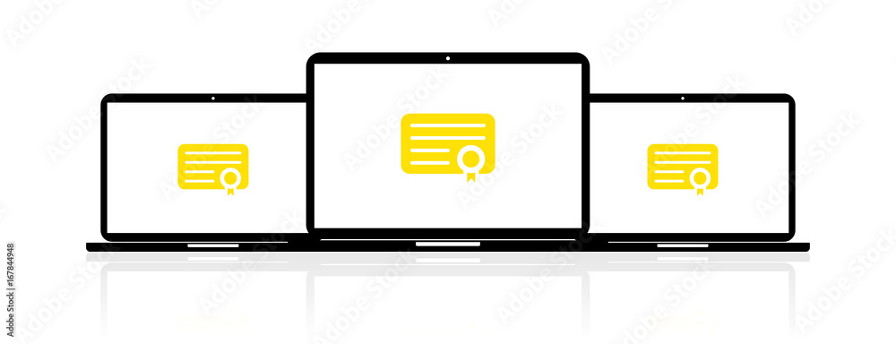 Laptop Banner - Urkunde